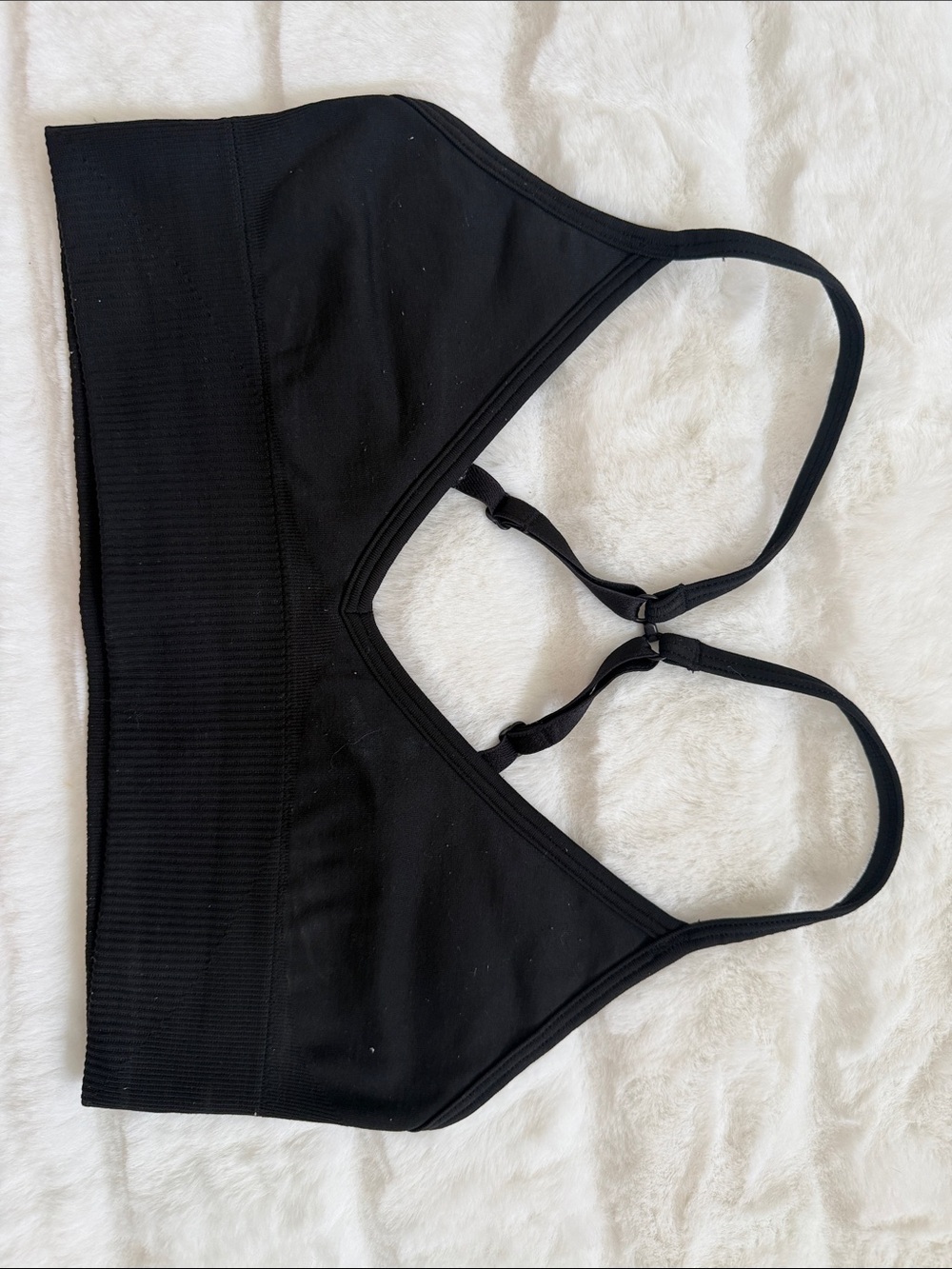 lululemon athletica Black Adjustable-Strap Sports Bra